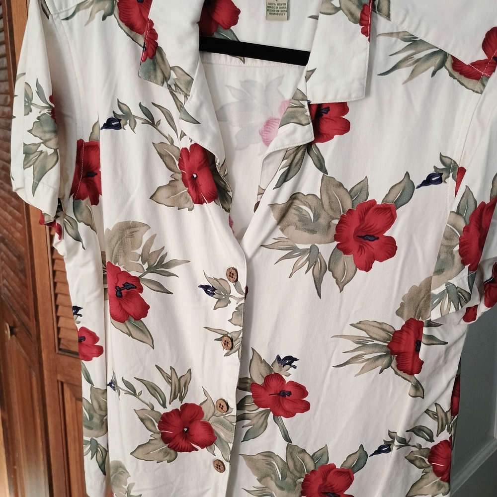 Havana Jack's Cafe Floral Resort Top